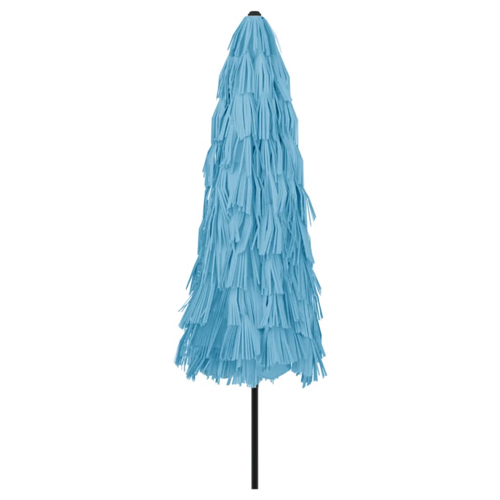 Parasol met stalen paal 324x324x247 cm blauw is nu te koop bij PeponiXL, paradijselijk wonen!