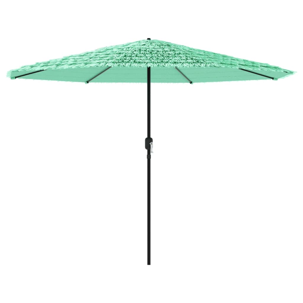 Parasol met stalen paal 324x324x247 cm groen is nu te koop bij PeponiXL, paradijselijk wonen!