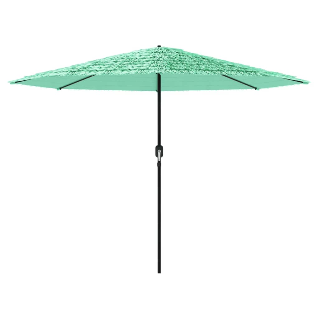 Parasol met stalen paal 324x324x247 cm groen is nu te koop bij PeponiXL, paradijselijk wonen!