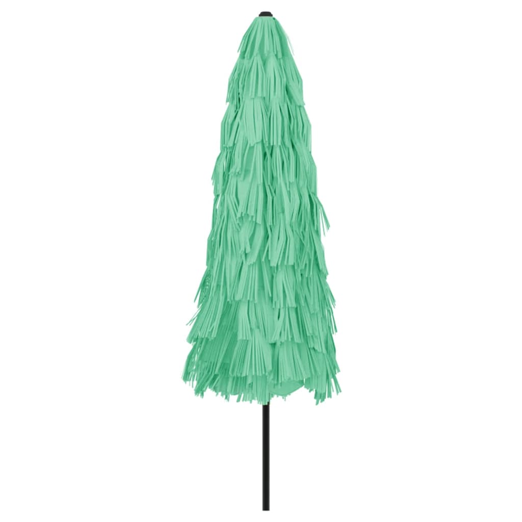 Parasol met stalen paal 324x324x247 cm groen is nu te koop bij PeponiXL, paradijselijk wonen!