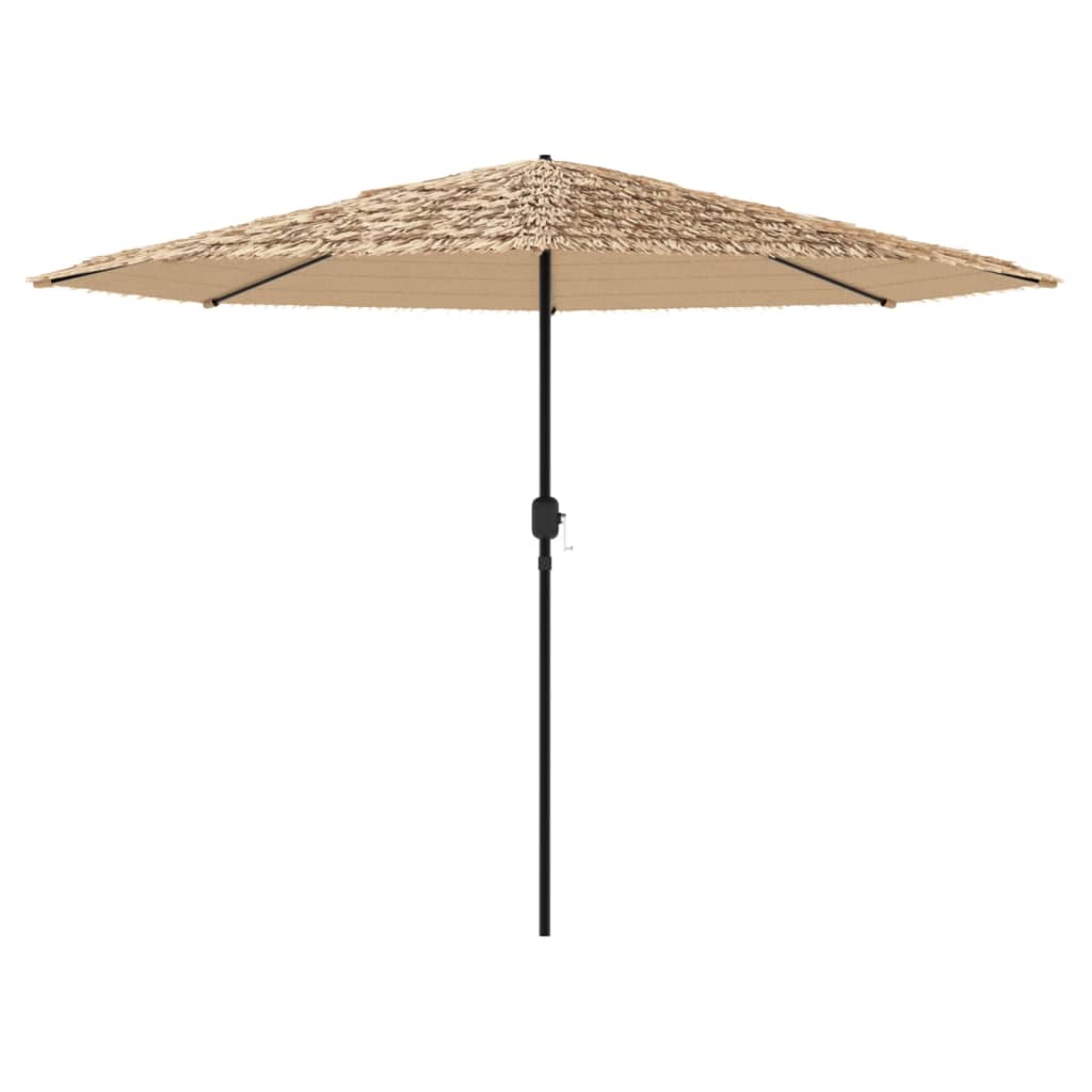 Parasol met stalen paal 388x388x248 cm bruin is nu te koop bij PeponiXL, paradijselijk wonen!