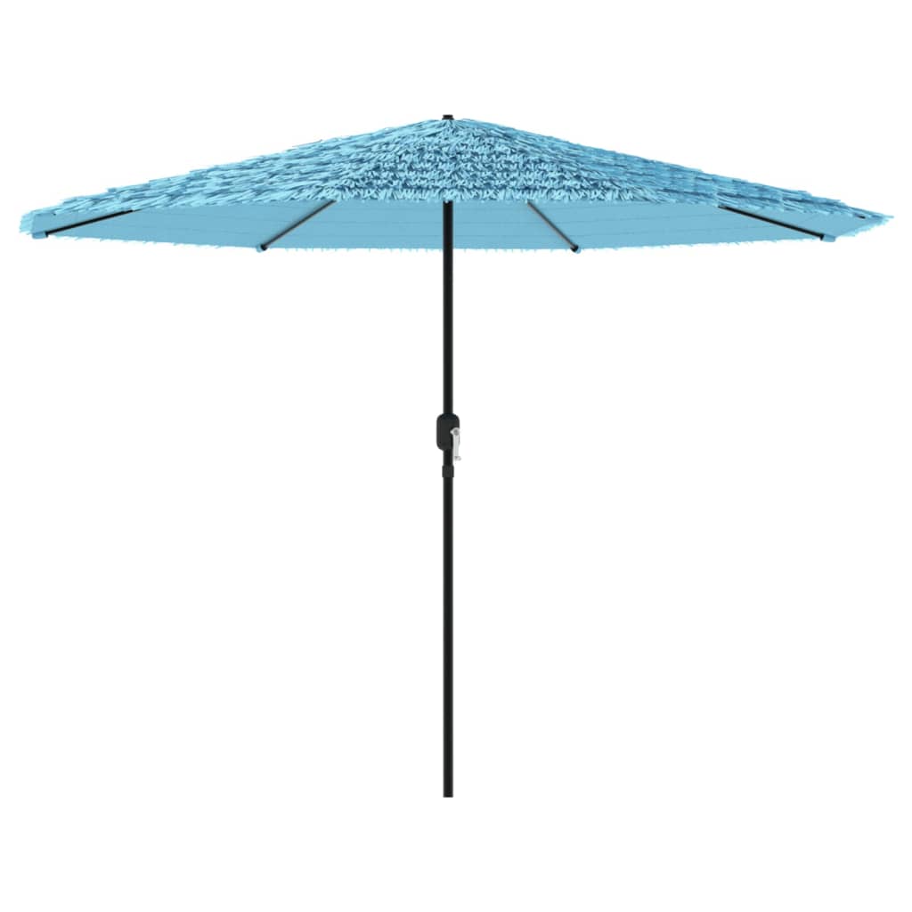 Parasol met stalen paal 388x388x248 cm blauw is nu te koop bij PeponiXL, paradijselijk wonen!