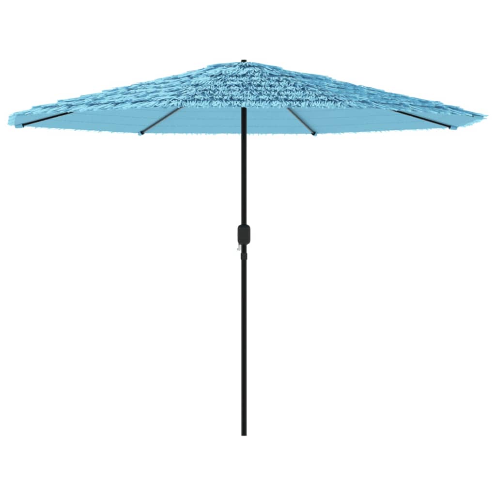 Parasol met stalen paal 388x388x248 cm blauw is nu te koop bij PeponiXL, paradijselijk wonen!