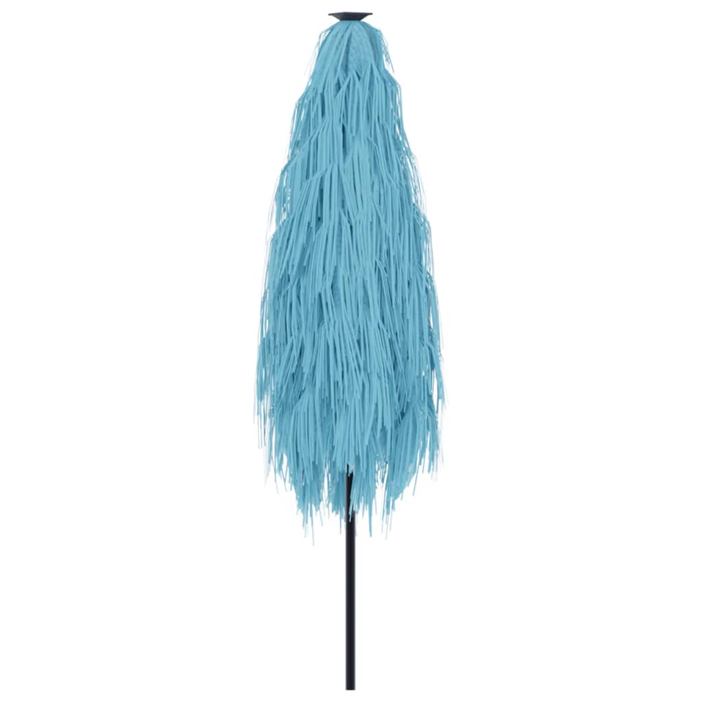 Parasol met stalen paal 388x388x248 cm blauw is nu te koop bij PeponiXL, paradijselijk wonen!