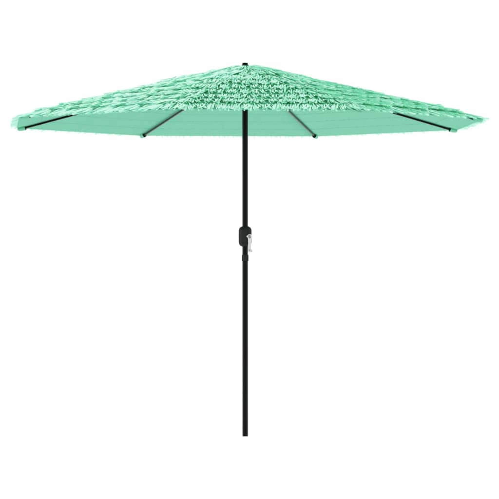 Parasol met stalen paal 388x388x248 cm groen is nu te koop bij PeponiXL, paradijselijk wonen!