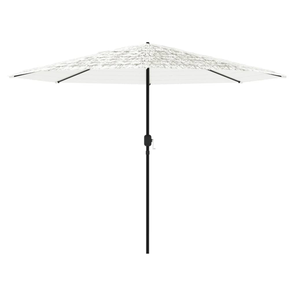 Parasol met stalen paal 388x388x248 cm wit is nu te koop bij PeponiXL, paradijselijk wonen!