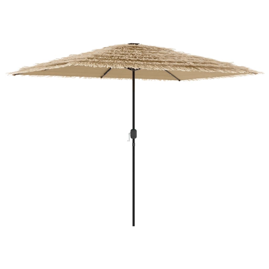 Parasol met LED's en stalen paal 300x200x250 cm bruin is nu te koop bij PeponiXL, paradijselijk wonen!