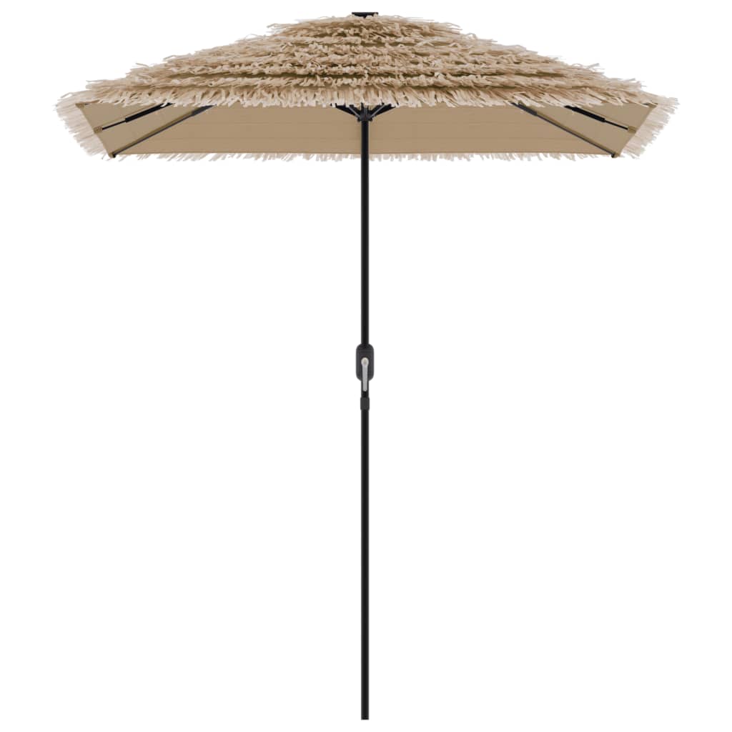 Parasol met LED's en stalen paal 300x200x250 cm bruin is nu te koop bij PeponiXL, paradijselijk wonen!