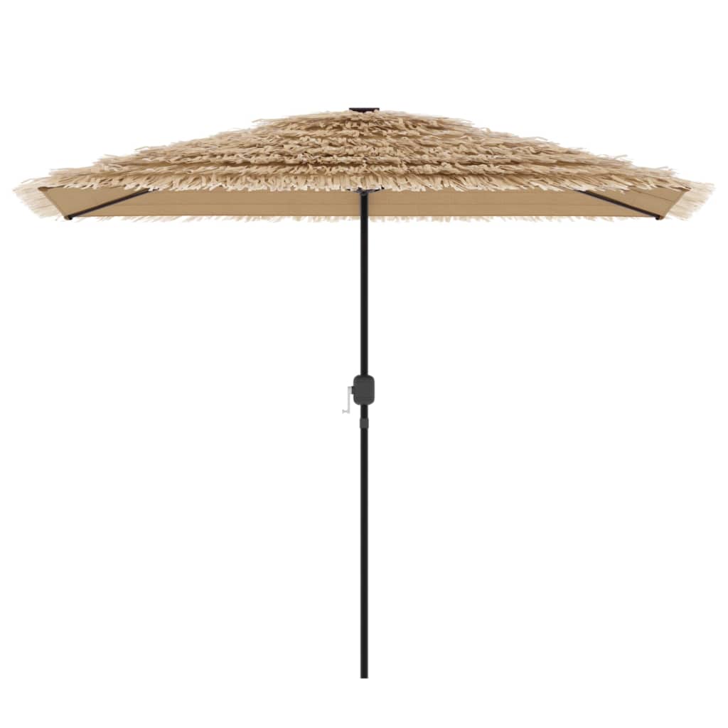 Parasol met LED's en stalen paal 300x200x250 cm bruin is nu te koop bij PeponiXL, paradijselijk wonen!