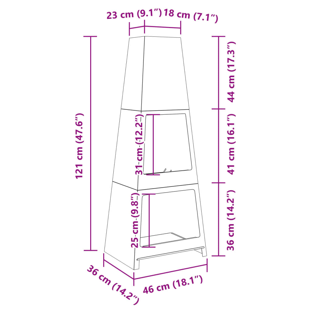 Buitenhaard met houtopslag torenontwerp staal zwart is nu te koop bij PeponiXL, paradijselijk wonen!