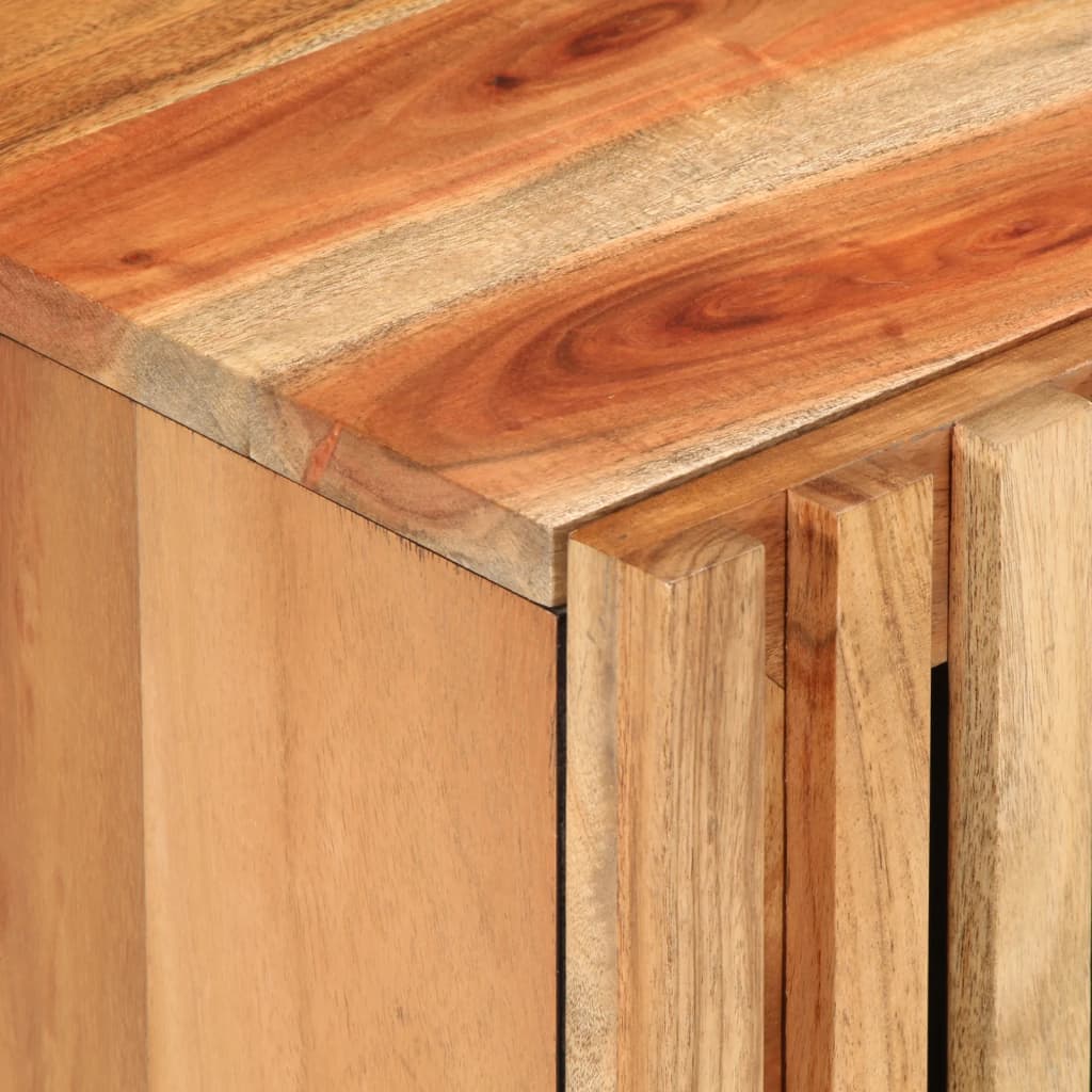 Nachtkastje 40x34x46 cm massief acaciahout is nu te koop bij PeponiXL, paradijselijk wonen!