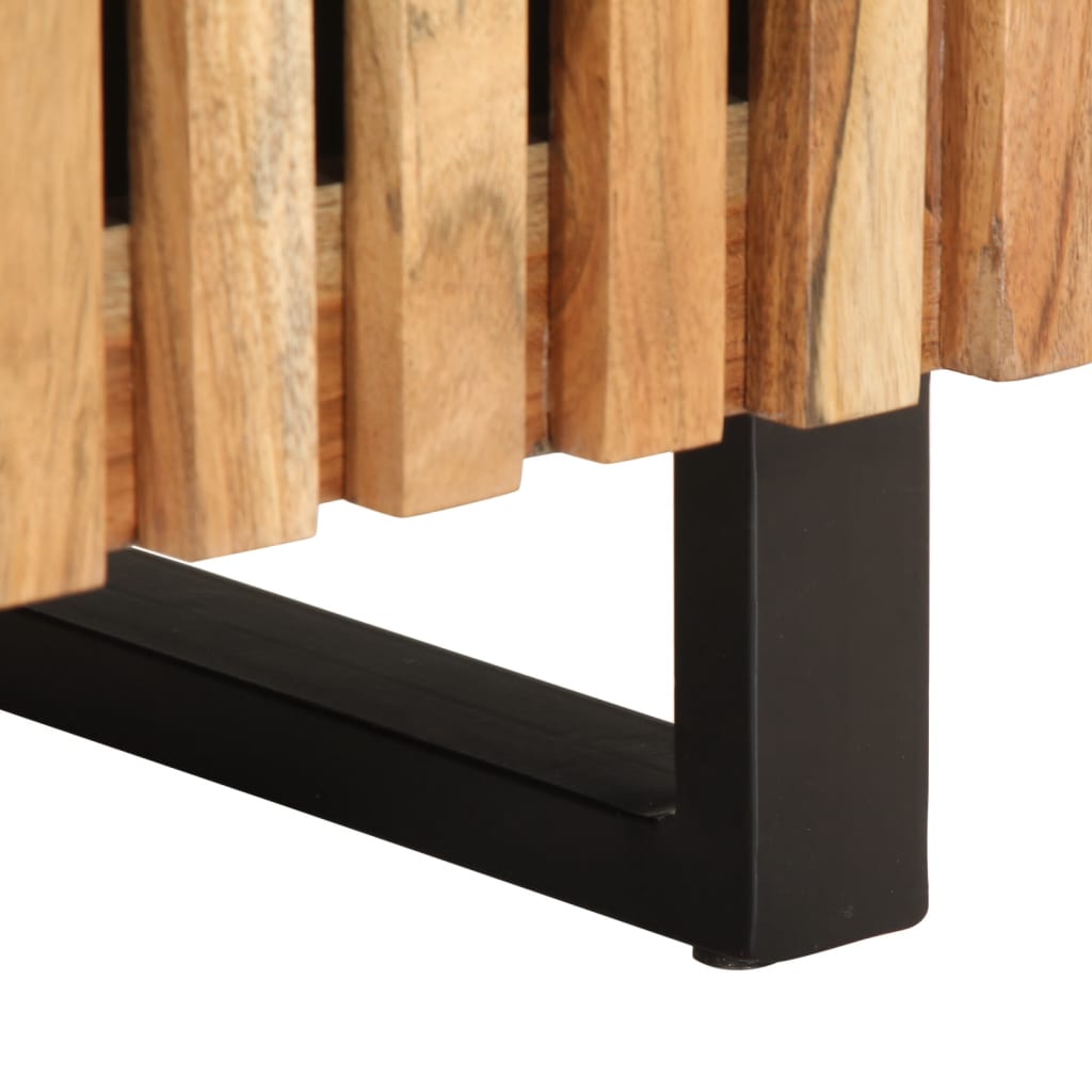 Nachtkastjes 2 st 40x34x46 cm massief acaciahout is nu te koop bij PeponiXL, paradijselijk wonen!