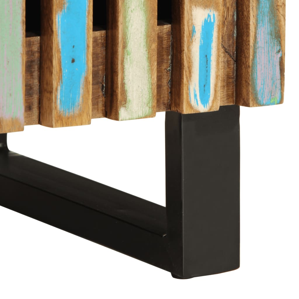 Nachtkastje 40x34x46 cm massief gerecycled hout is nu te koop bij PeponiXL, paradijselijk wonen!