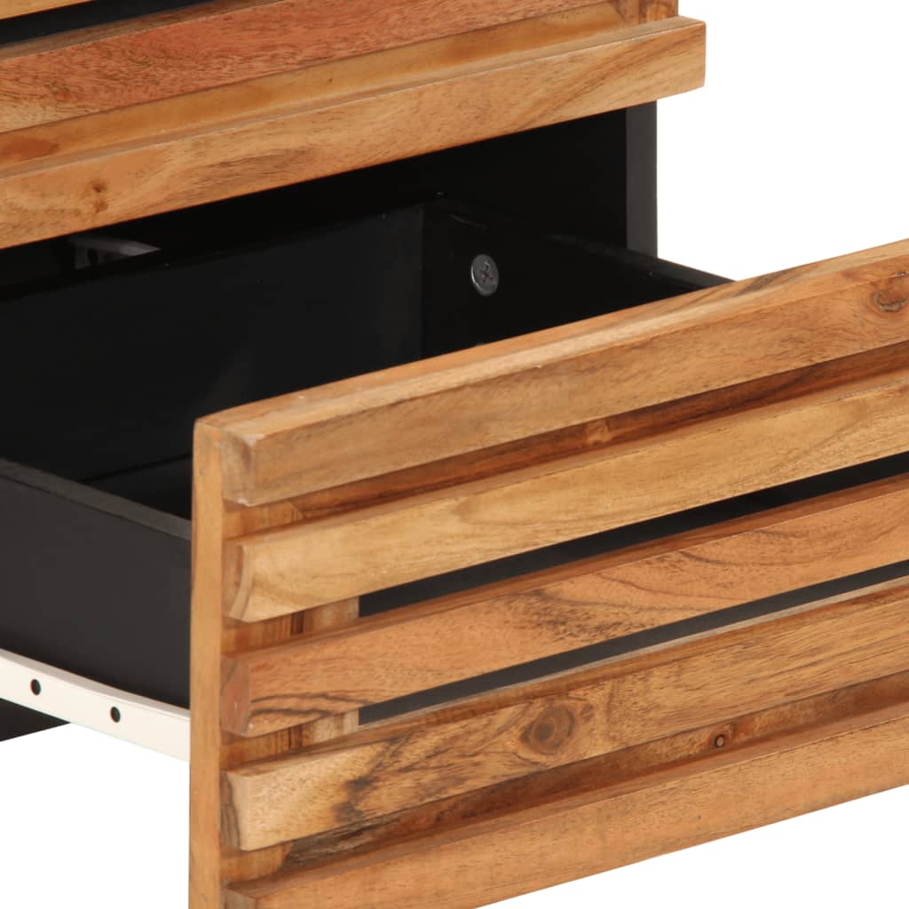 Nachtkastje 40x34x46 cm massief acaciahout is nu te koop bij PeponiXL, paradijselijk wonen!