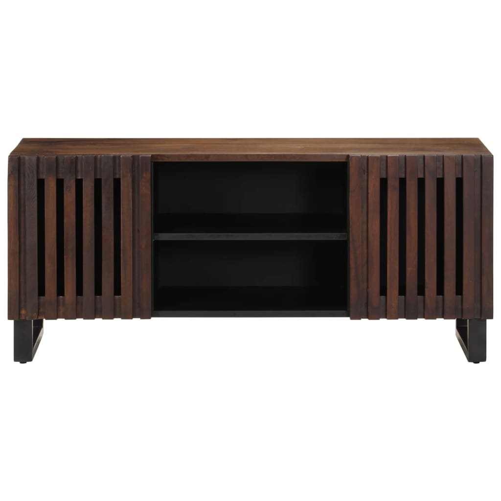 Tv-meubel 105x34x46 cm massief mangohout bruin is nu te koop bij PeponiXL, paradijselijk wonen!