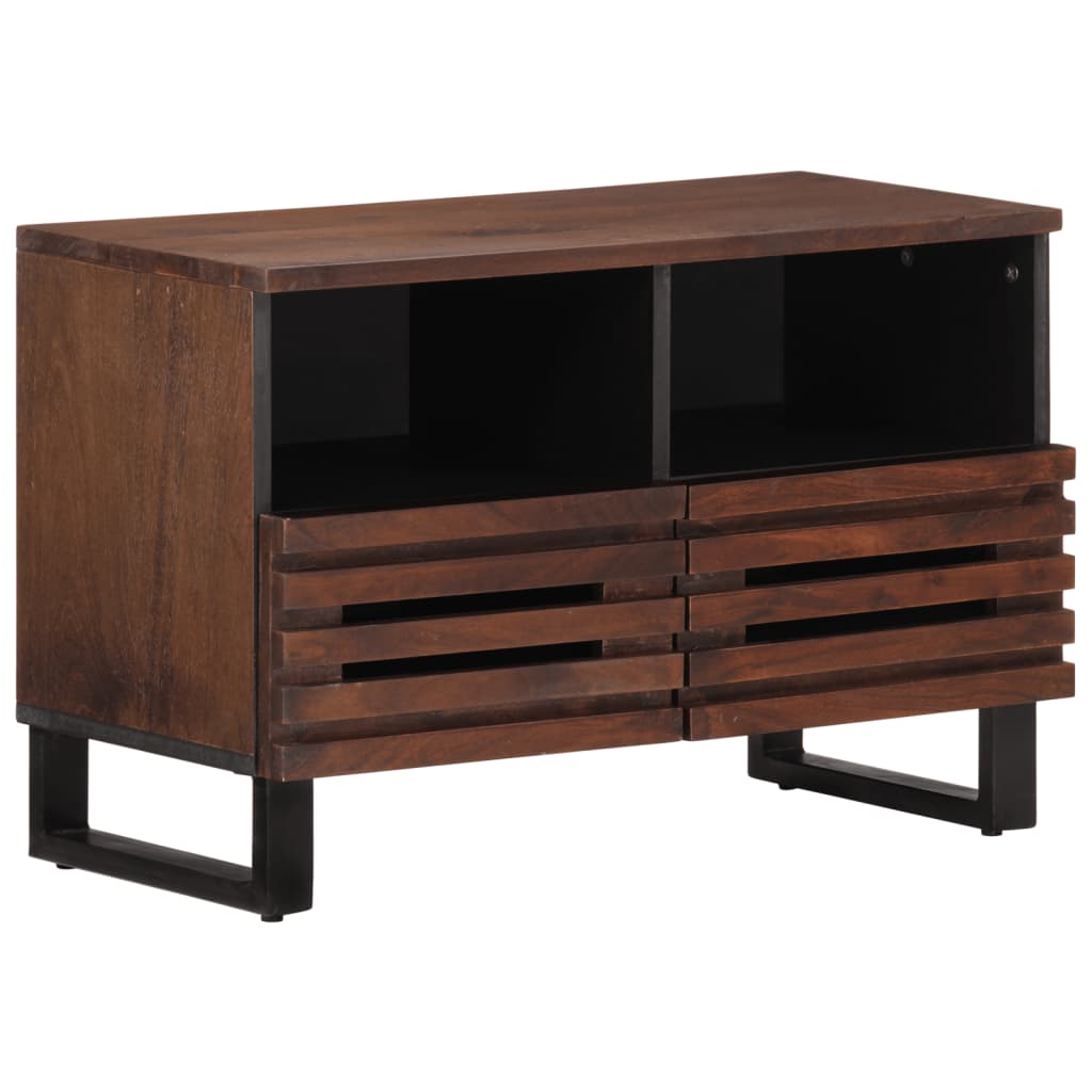 Tv-meubel 70x34x46 cm massief mangohout bruin is nu te koop bij PeponiXL, paradijselijk wonen!