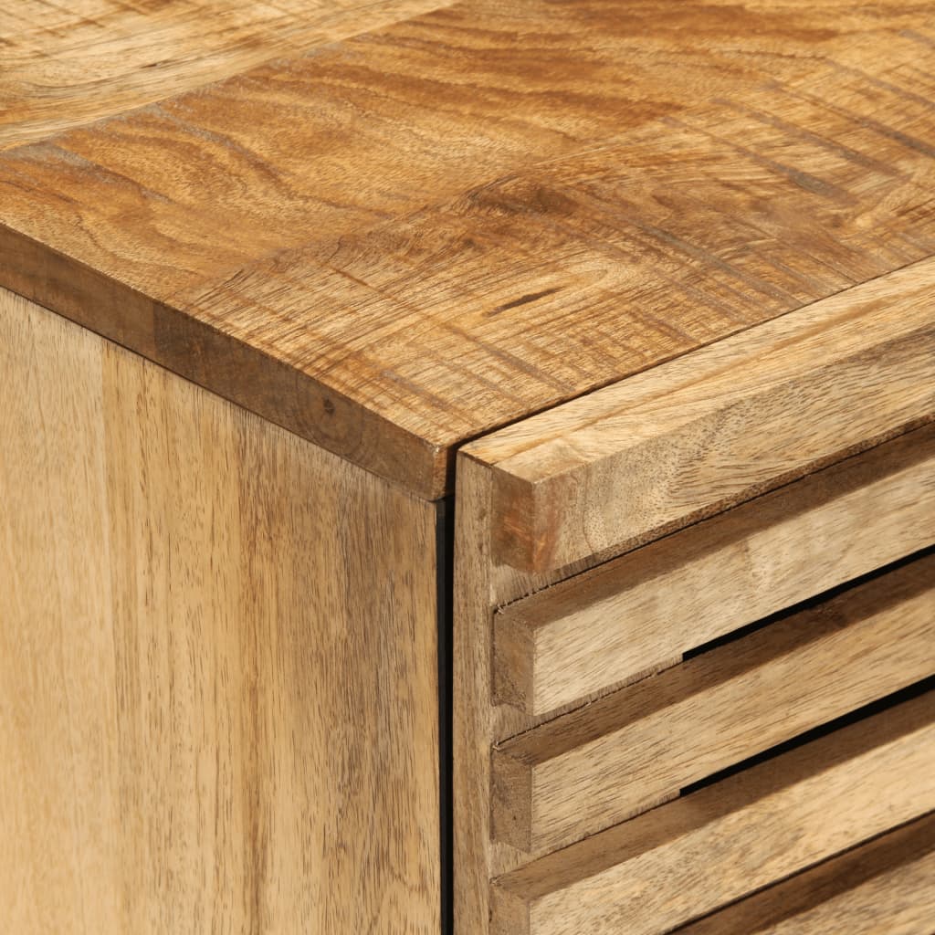 Dressoir 60x34x75 cm massief ruw mangohout is nu te koop bij PeponiXL, paradijselijk wonen!