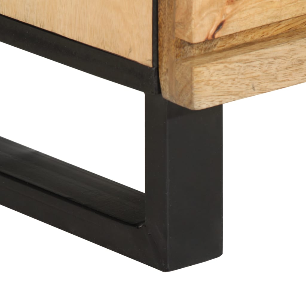 Dressoir 60x34x75 cm massief ruw mangohout is nu te koop bij PeponiXL, paradijselijk wonen!