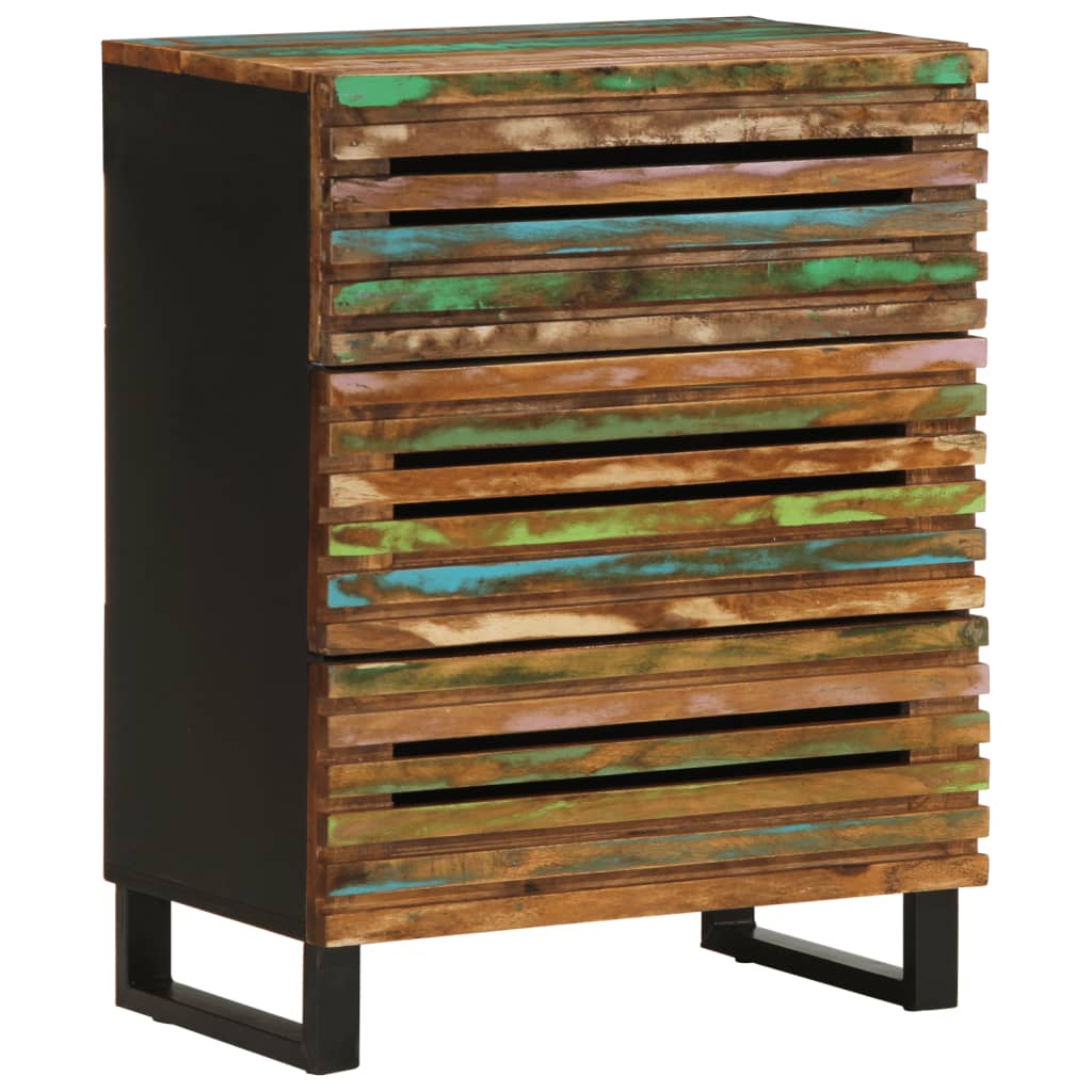 Dressoir 60x34x75 cm massief acaciahout is nu te koop bij PeponiXL, paradijselijk wonen!