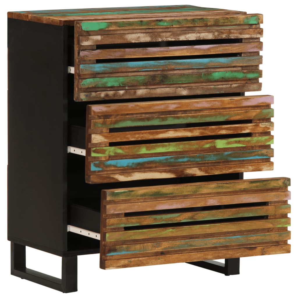 Dressoir 60x34x75 cm massief acaciahout is nu te koop bij PeponiXL, paradijselijk wonen!