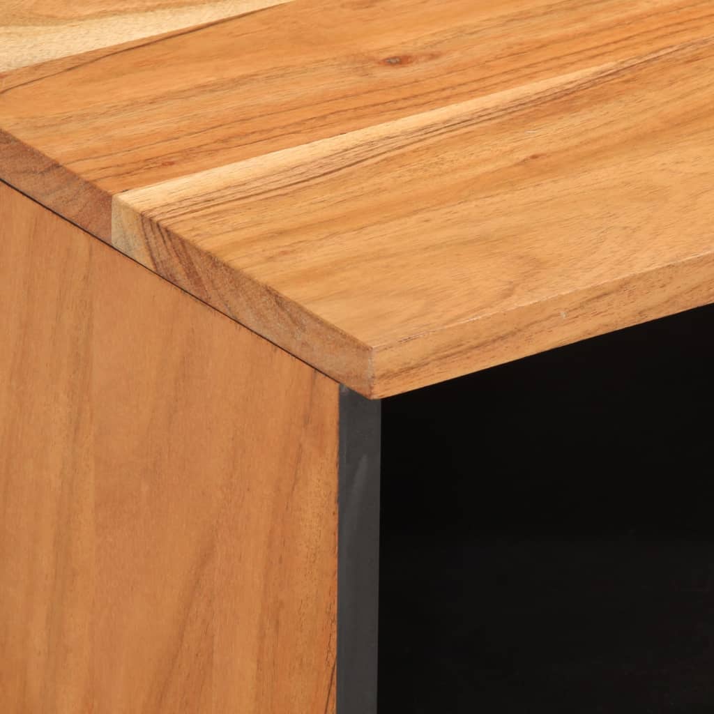 Nachtkastje 40x34x46 cm massief acaciahout is nu te koop bij PeponiXL, paradijselijk wonen!