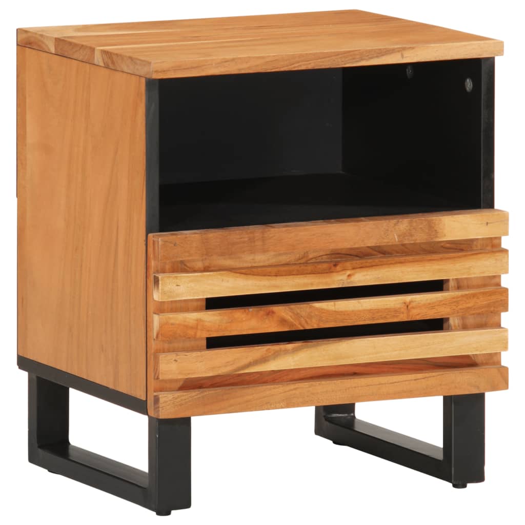 Nachtkastjes 2 st 40x34x46 cm massief acaciahout is nu te koop bij PeponiXL, paradijselijk wonen!