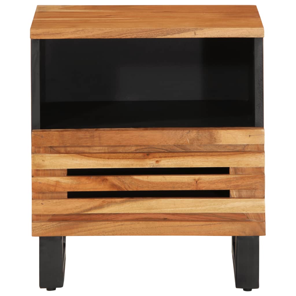 Nachtkastjes 2 st 40x34x46 cm massief acaciahout is nu te koop bij PeponiXL, paradijselijk wonen!