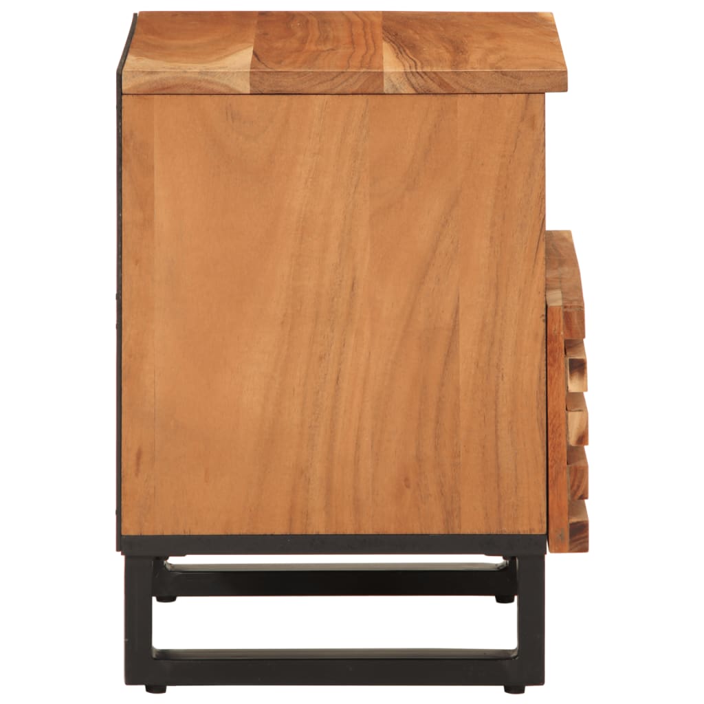 Nachtkastjes 2 st 40x34x46 cm massief acaciahout is nu te koop bij PeponiXL, paradijselijk wonen!