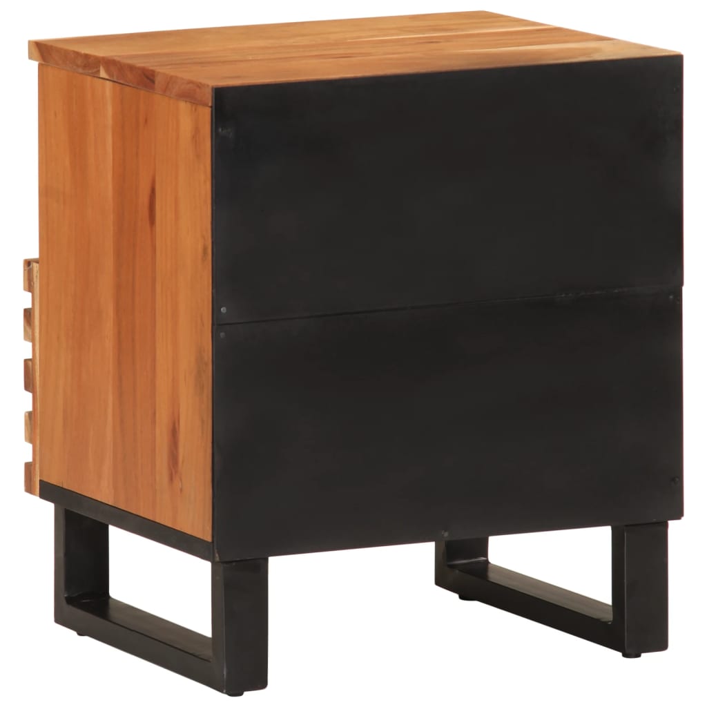 Nachtkastjes 2 st 40x34x46 cm massief acaciahout is nu te koop bij PeponiXL, paradijselijk wonen!