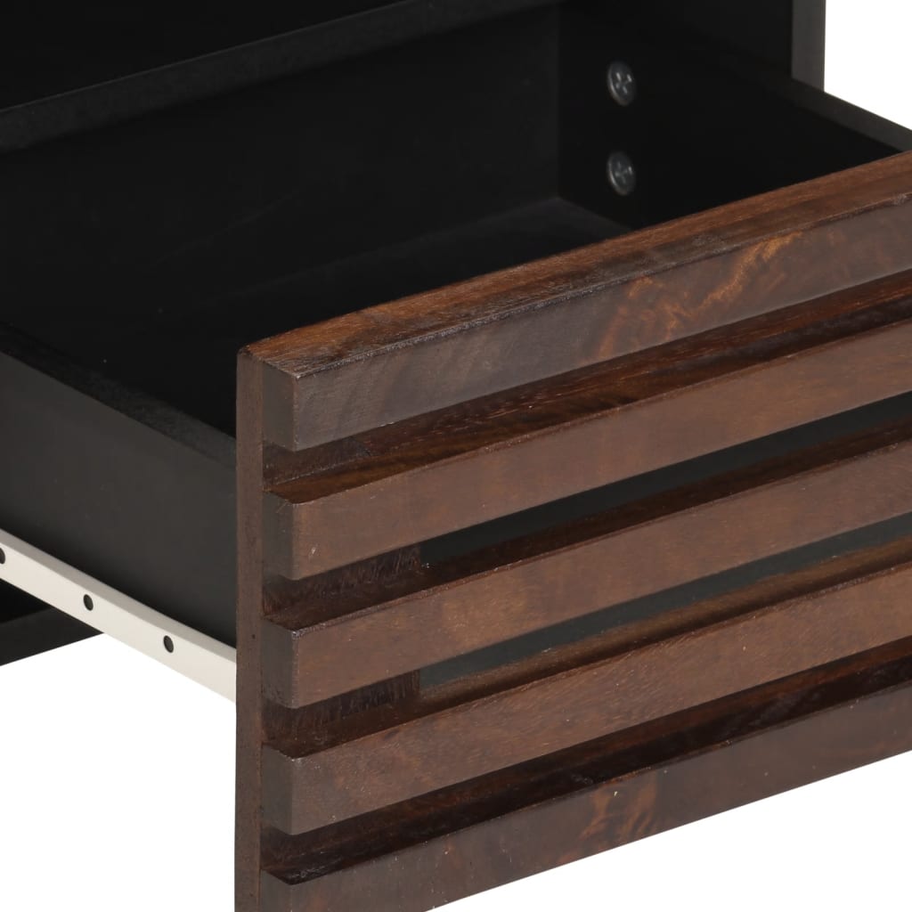 Nachtkastje 40x34x46 cm massief mangohout is nu te koop bij PeponiXL, paradijselijk wonen!