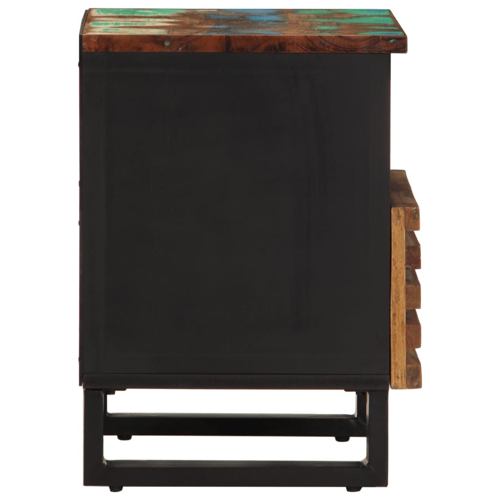 Nachtkastjes 2 st 40x34x46 cm massief gerecycled hout is nu te koop bij PeponiXL, paradijselijk wonen!