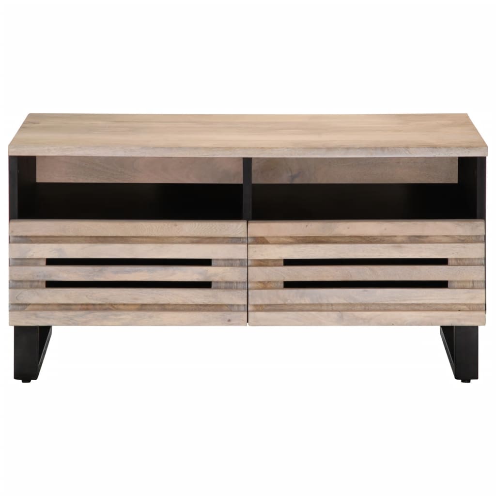 Salontafel 80x55x40 cm massief mangohout is nu te koop bij PeponiXL, paradijselijk wonen!