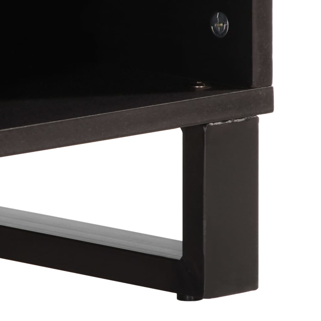 Tv-meubel 100x34x46 cm massief ruw mangohout is nu te koop bij PeponiXL, paradijselijk wonen!