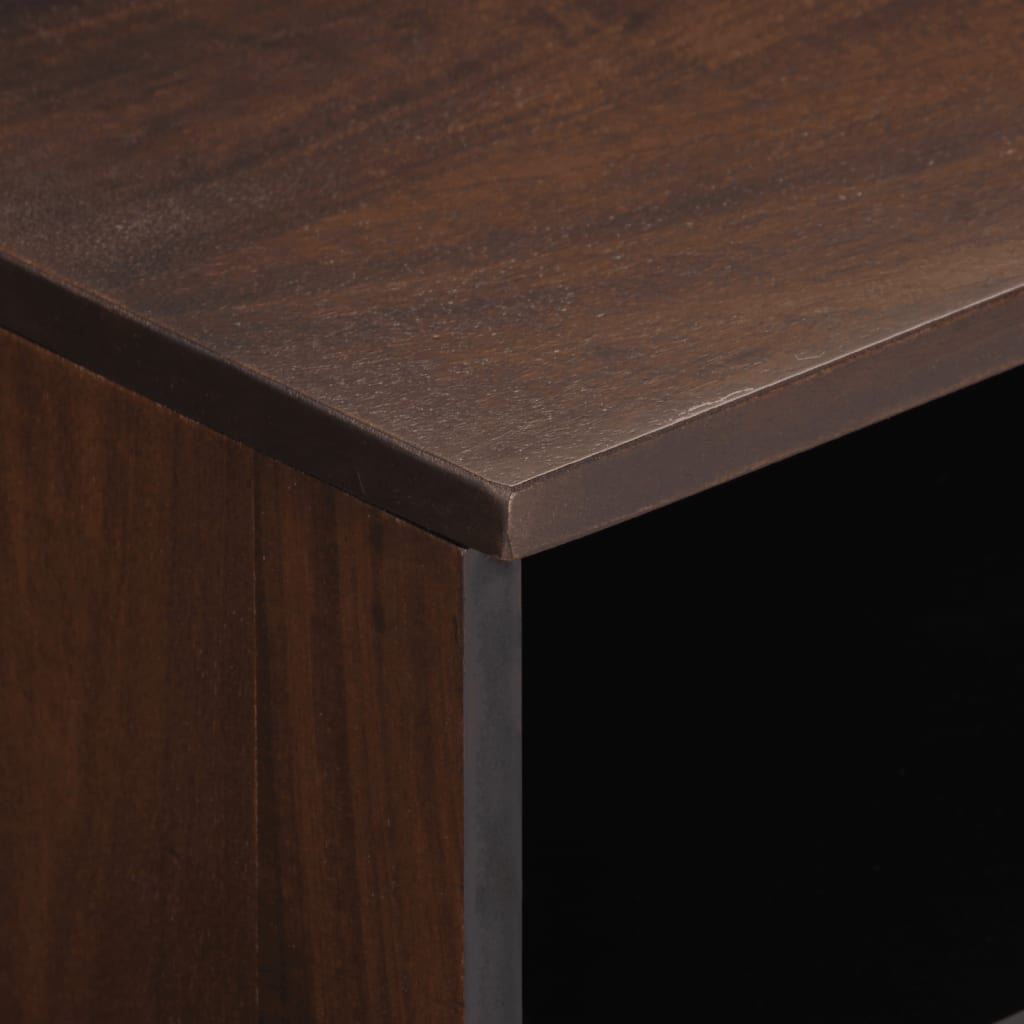 Tv-meubel 100x34x46 cm massief mangohout bruin is nu te koop bij PeponiXL, paradijselijk wonen!