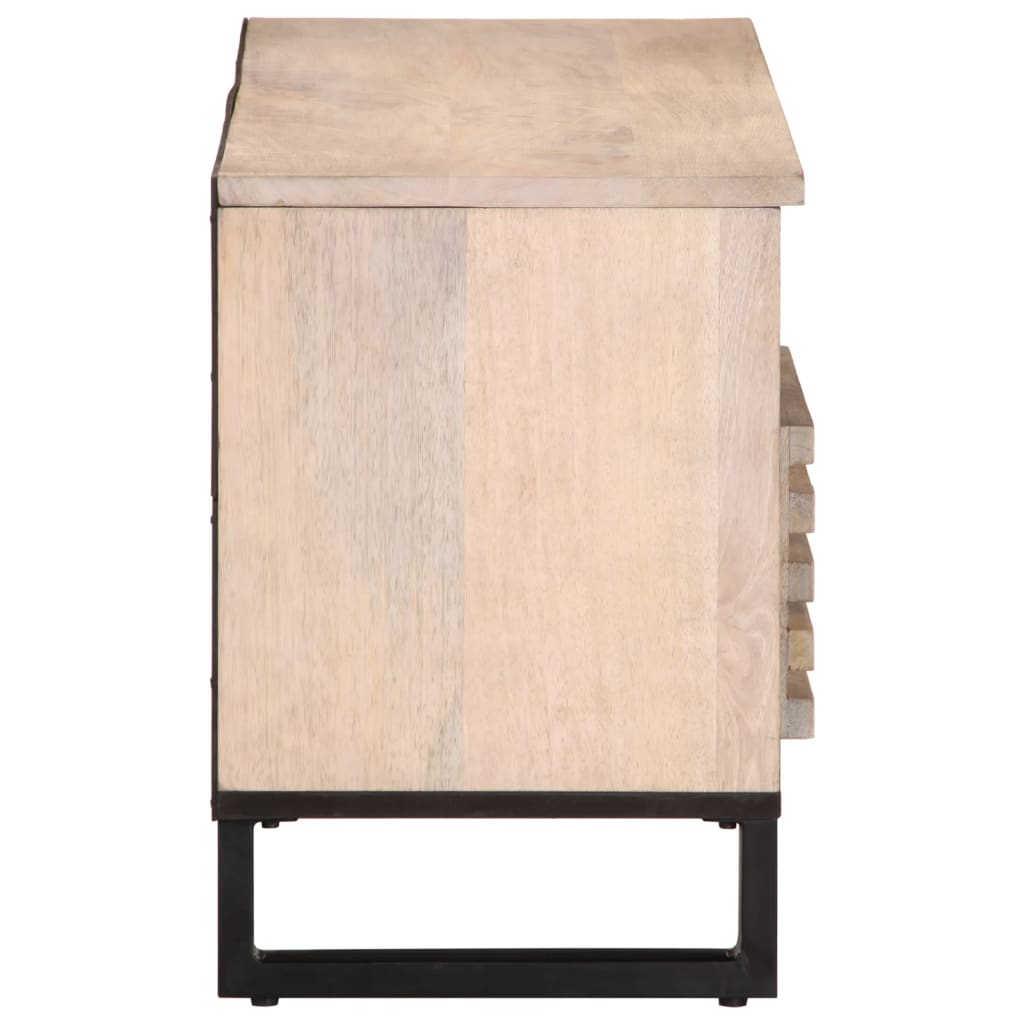 Tv-meubel 100x34x46 cm massief mangohout is nu te koop bij PeponiXL, paradijselijk wonen!