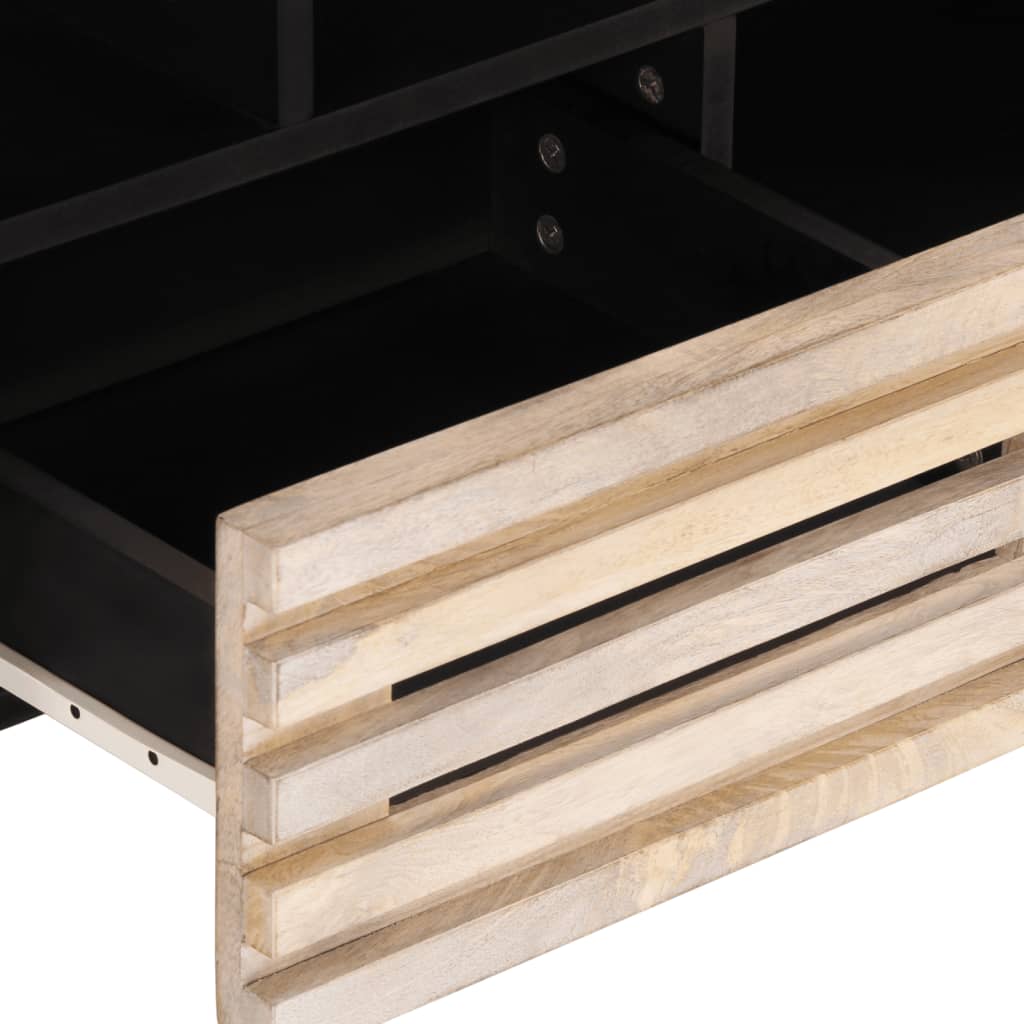 Tv-meubel 100x34x46 cm massief mangohout is nu te koop bij PeponiXL, paradijselijk wonen!