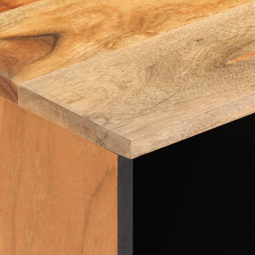 Tv-meubel 80x34x46 cm massief acaciahout is nu te koop bij PeponiXL, paradijselijk wonen!