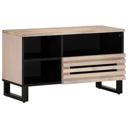 Tv-meubel 80x34x46 cm massief mangohout is nu te koop bij PeponiXL, paradijselijk wonen!