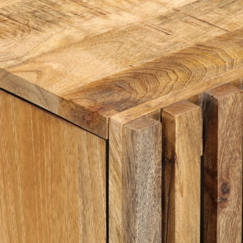 Wastafelkast 62x34x58 cm massief ruw mangohout is nu te koop bij PeponiXL, paradijselijk wonen!