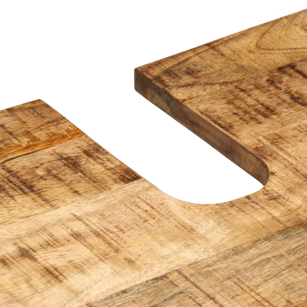 Wastafelkast 62x34x58 cm massief ruw mangohout is nu te koop bij PeponiXL, paradijselijk wonen!
