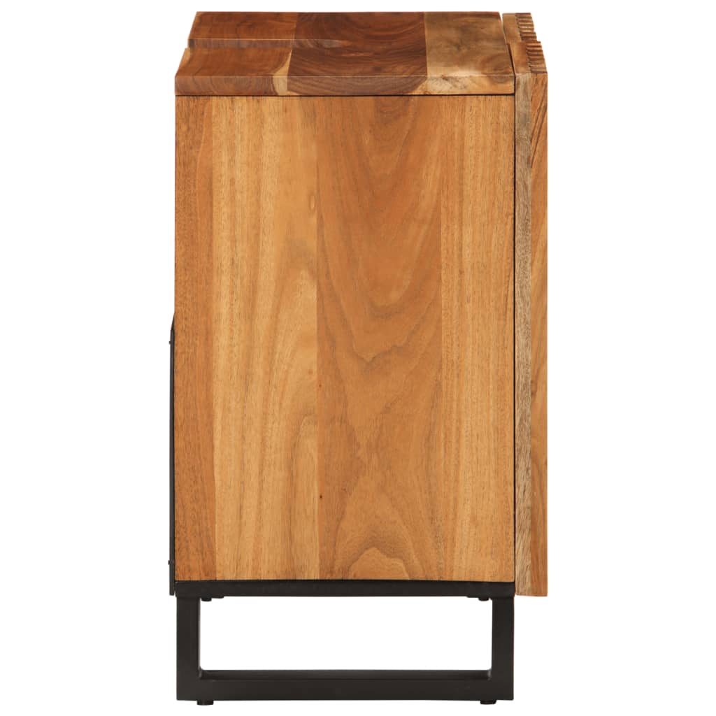 Wastafelkast 62x34x58 cm massief acaciahout is nu te koop bij PeponiXL, paradijselijk wonen!