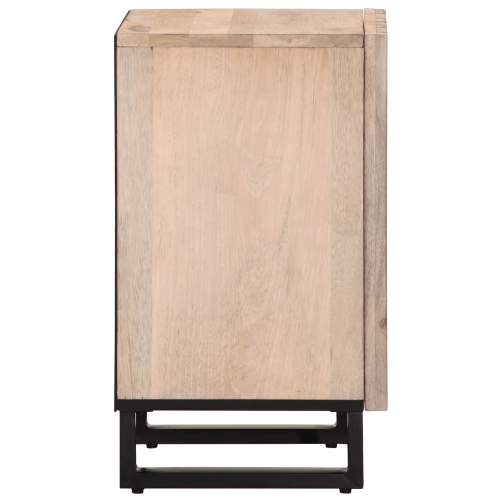 Badkamerkast 38x34x58 cm massief mangohout is nu te koop bij PeponiXL, paradijselijk wonen!