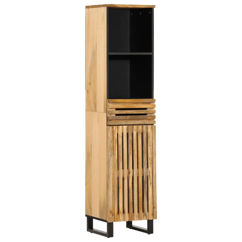 Dressoir 38x34x160 cm massief ruw mangohout is nu te koop bij PeponiXL, paradijselijk wonen!