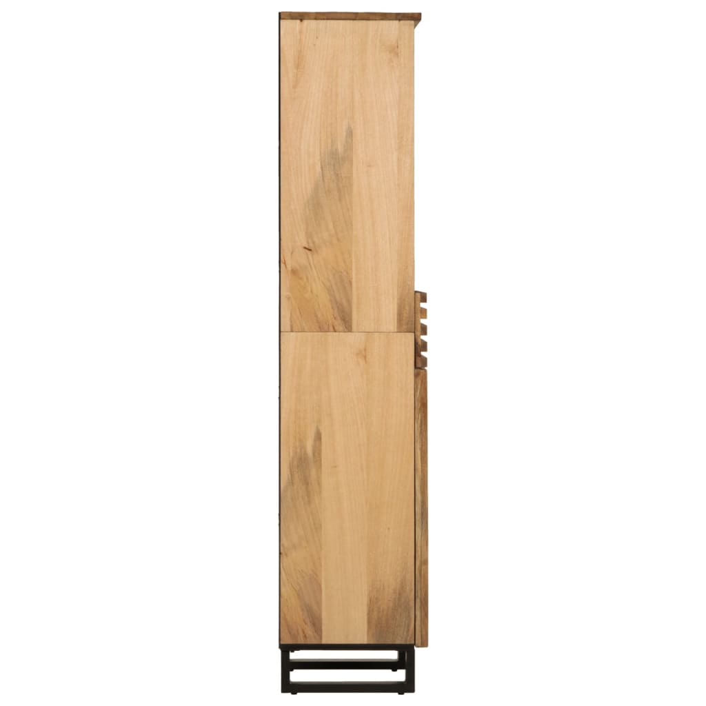 Dressoir 38x34x160 cm massief ruw mangohout is nu te koop bij PeponiXL, paradijselijk wonen!