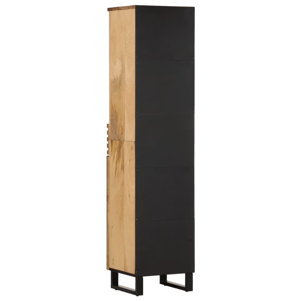 Dressoir 38x34x160 cm massief ruw mangohout is nu te koop bij PeponiXL, paradijselijk wonen!