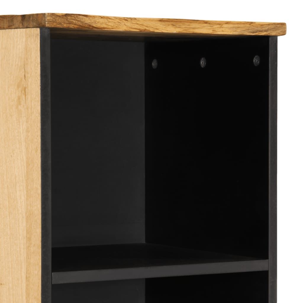 Dressoir 38x34x160 cm massief ruw mangohout is nu te koop bij PeponiXL, paradijselijk wonen!