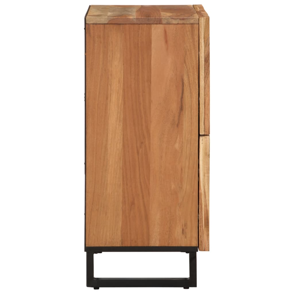 Dressoir 60x34x75 cm massief acaciahout is nu te koop bij PeponiXL, paradijselijk wonen!