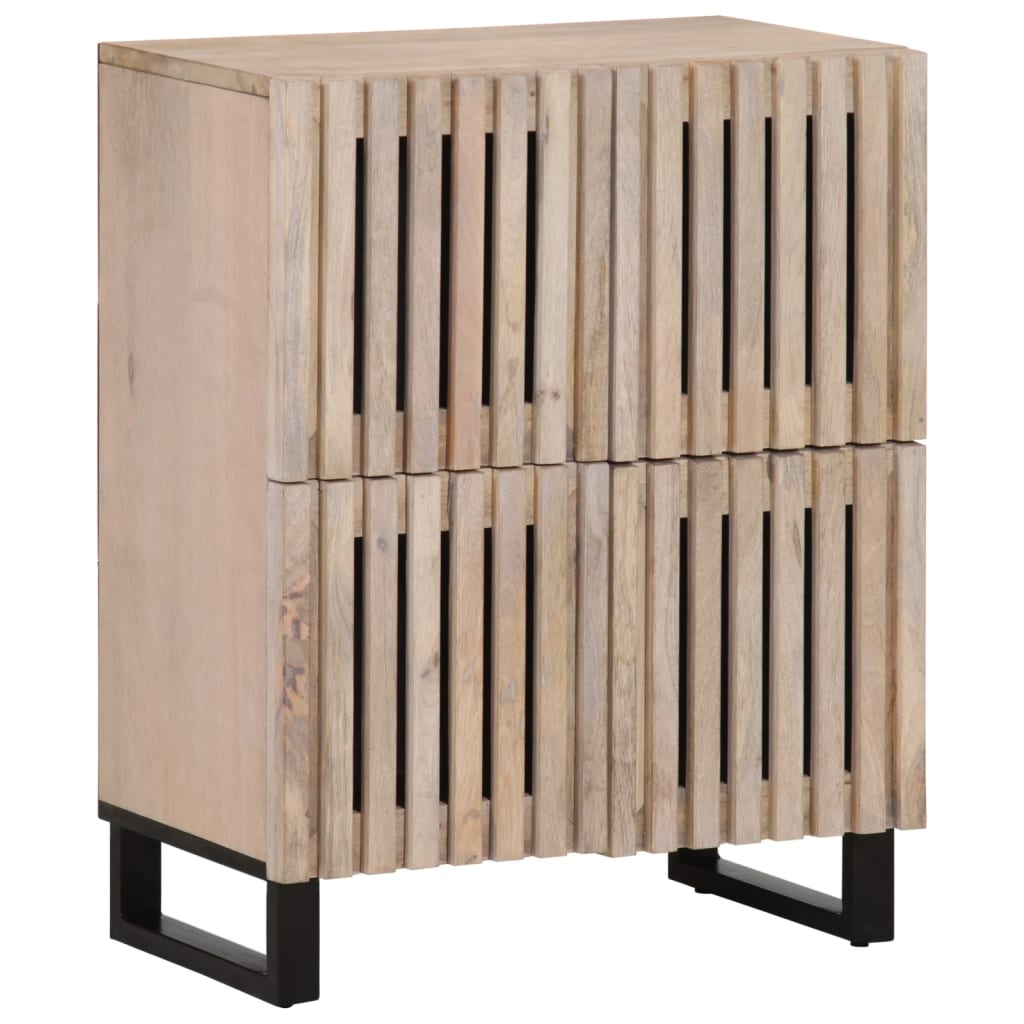 Dressoir 60x34x75 cm massief mangohout is nu te koop bij PeponiXL, paradijselijk wonen!