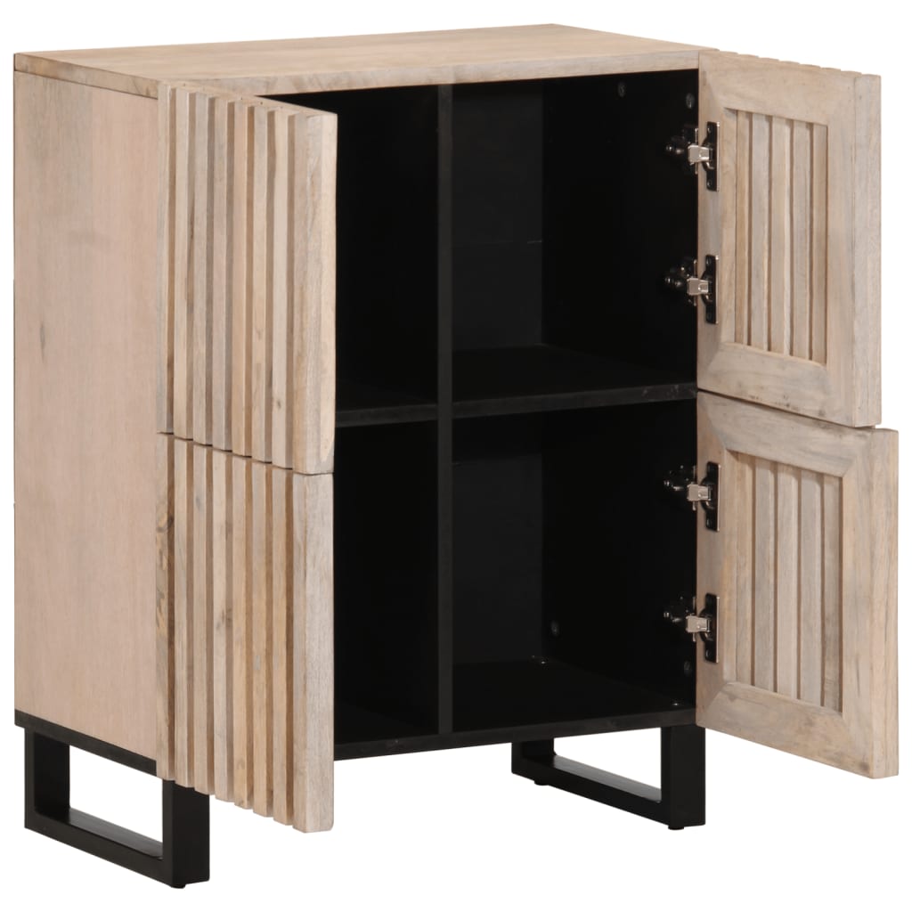 Dressoir 60x34x75 cm massief mangohout is nu te koop bij PeponiXL, paradijselijk wonen!