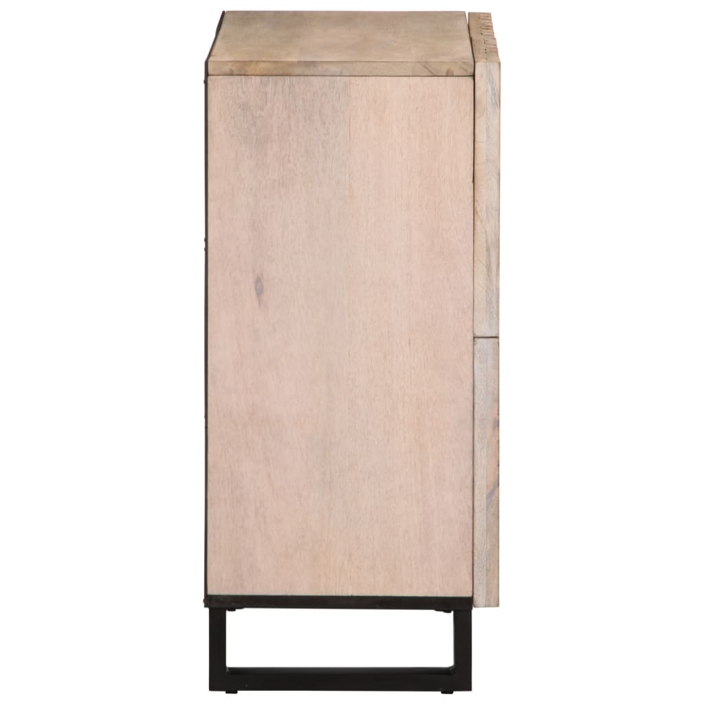 Dressoir 60x34x75 cm massief mangohout is nu te koop bij PeponiXL, paradijselijk wonen!